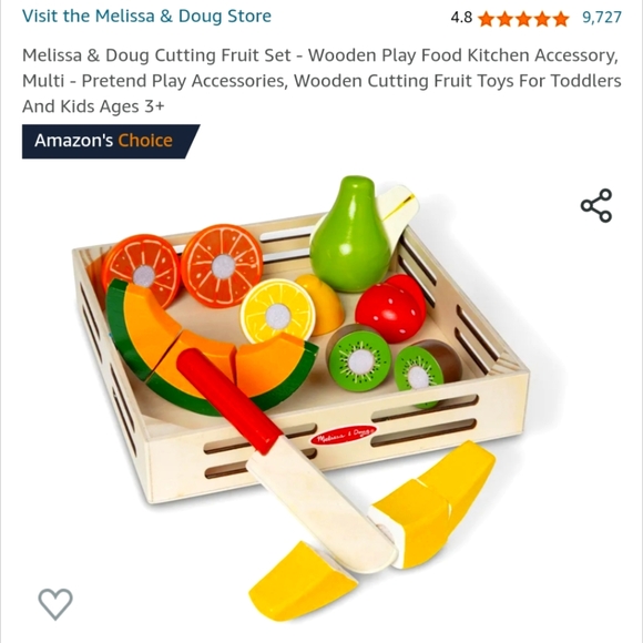 Melissa and Doug Cutting Fruit Set - Picture 1 of 5